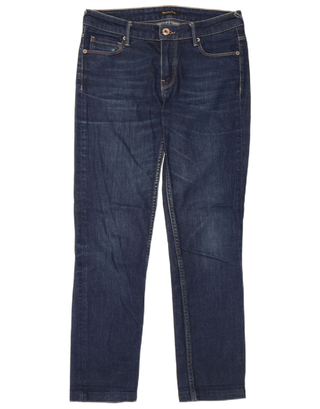 Massimo Dutti Jean slim pour femme EU 36 XS W26 L26 Bleu