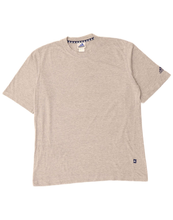 ADIDAS T-Shirt Homme UK 44/46 XL Gris Coton