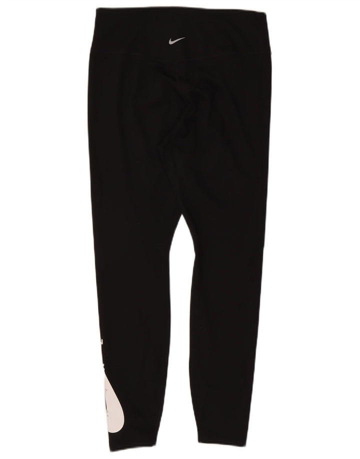 Legging Nike Dri Fit Graphic pour femme UK 14 Large Noir Polyester