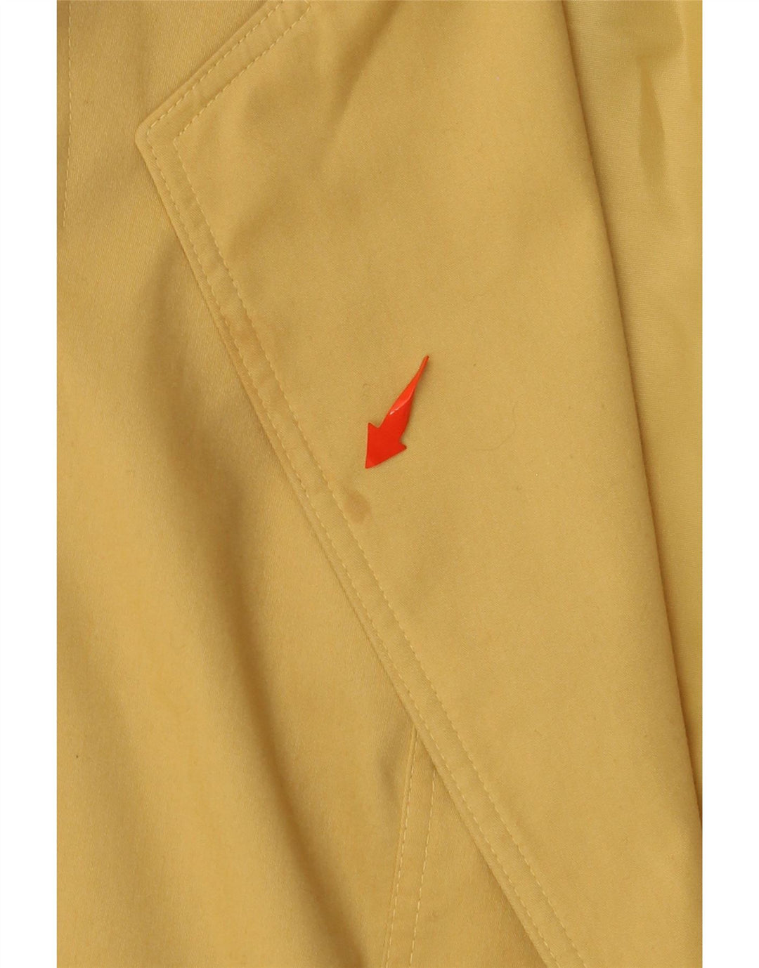 Hucke Veste blazer courte à 3 boutons pour femme EU 42 Large Jaune Coton