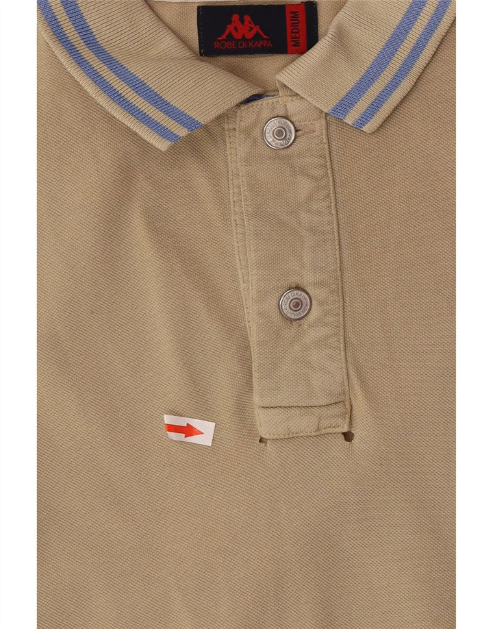 Kappa Polo Homme Beige Moyen Coton