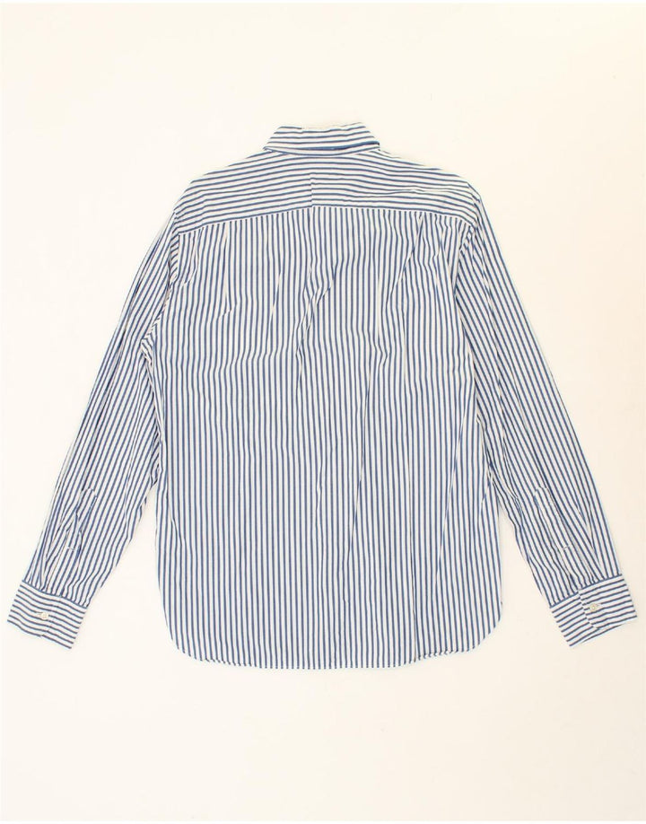 J. CREW Mens Shirt Medium Blue Pinstripe Cotton Vintage J. Crew and Second-Hand J. Crew from Messina Hembry 