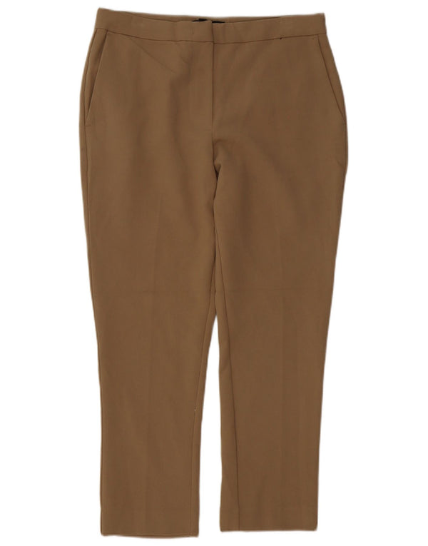 Marks & Spencer Pantalon chino autographe pour femme UK 10 Small W32 L25 Marron