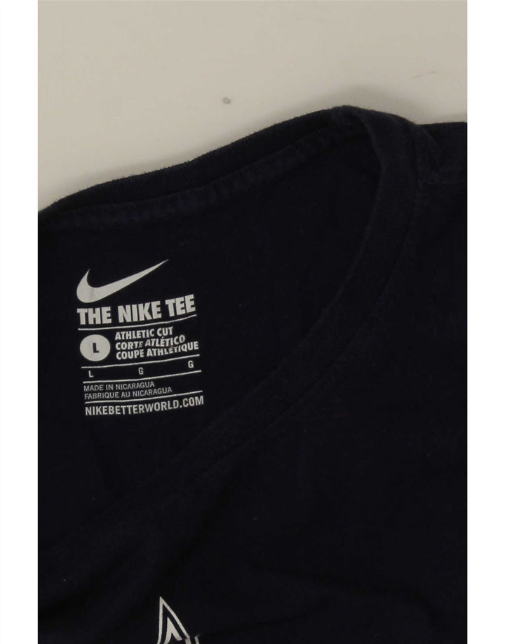 Nike T-shirt graphique pour hommes, grand, bleu marine