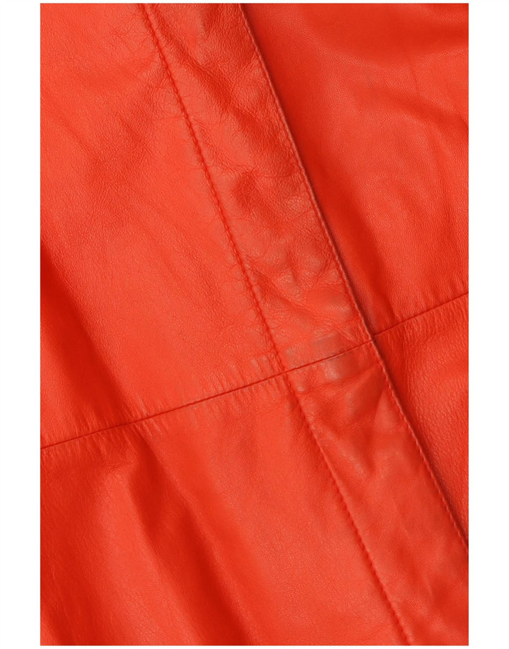 Igi & Igi Manteau en Cuir Femme IT 42 Rouge Moyen