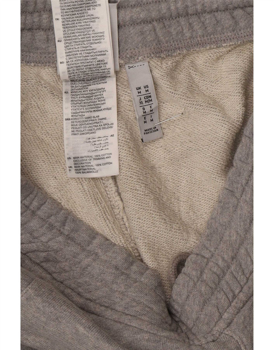 Adidas Short de Sport Homme Gris Moyen Coton