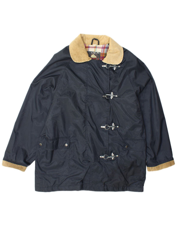 AMERICA Womens Yachting Outfits Duffle Jacket UK 18 XL Navy Blue Polyamide