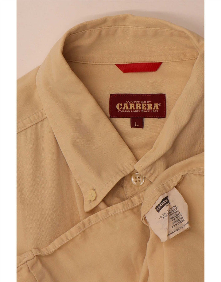Chemise Carrera Homme Large Coton Beige