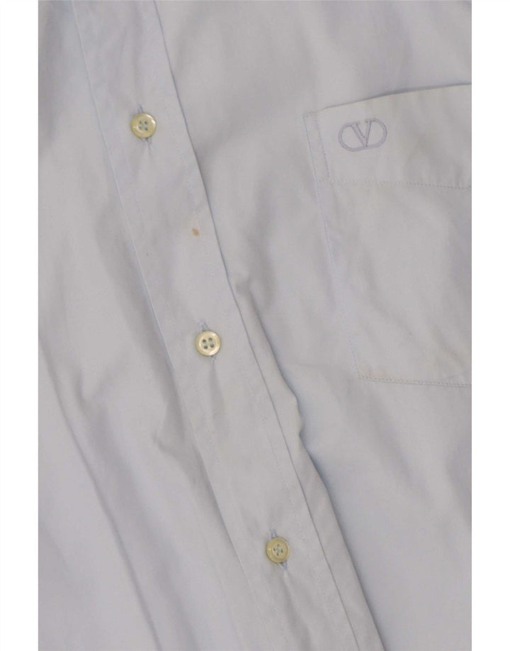 Valentino Chemise Homme Taille 41 16 Grand Bleu Coton