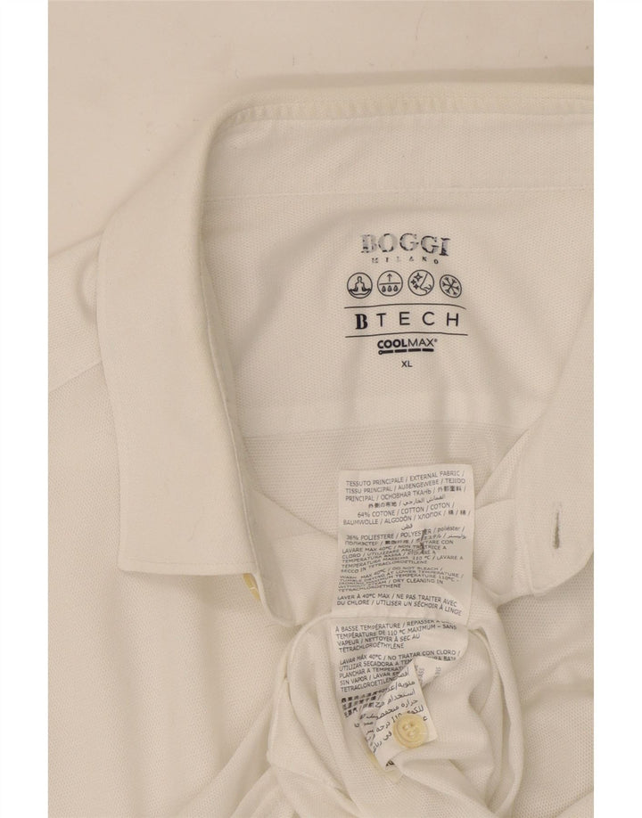 Boggi Chemise Homme XL Blanc Coton