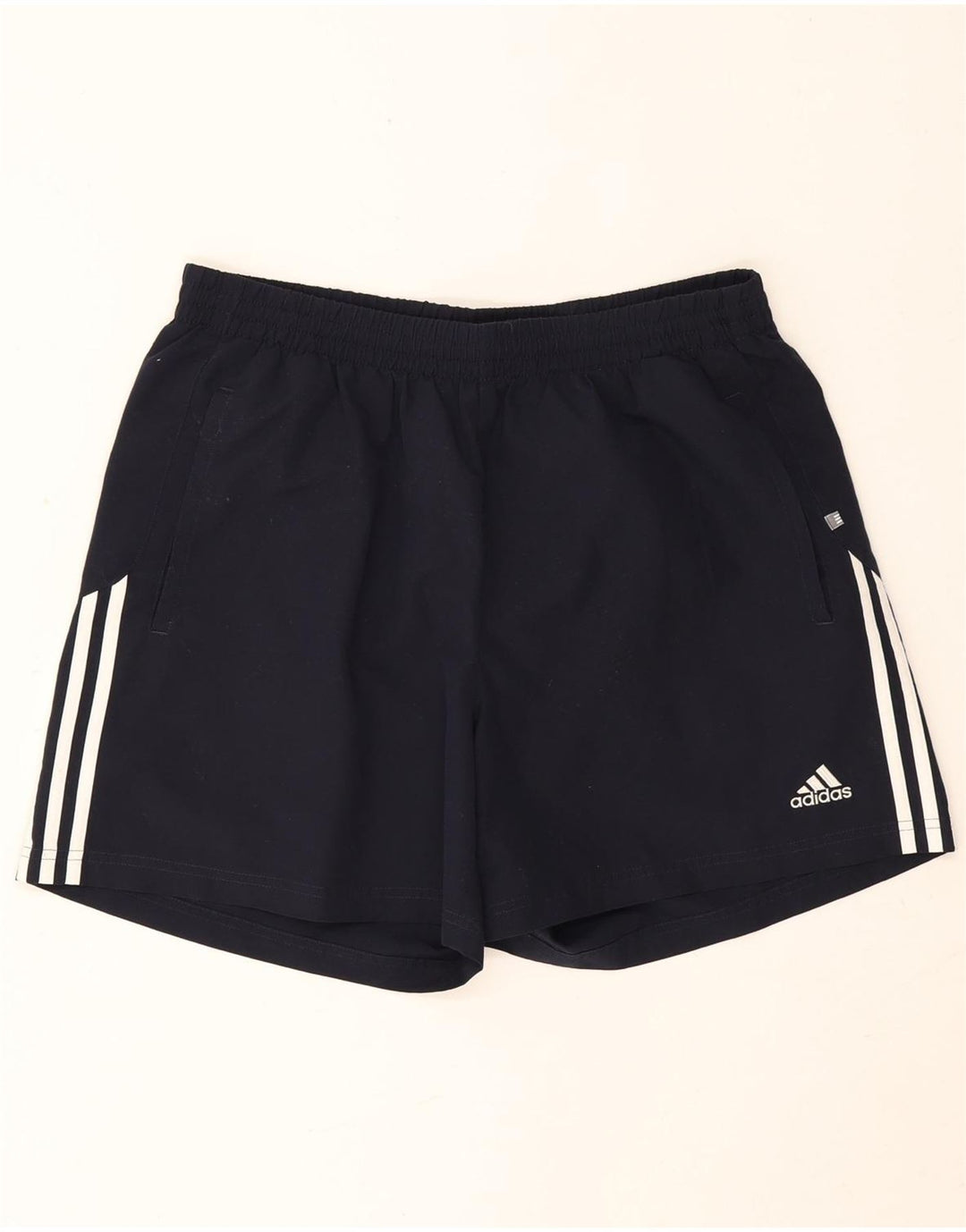 Adidas Short de sport pour homme en polyester noir moyen