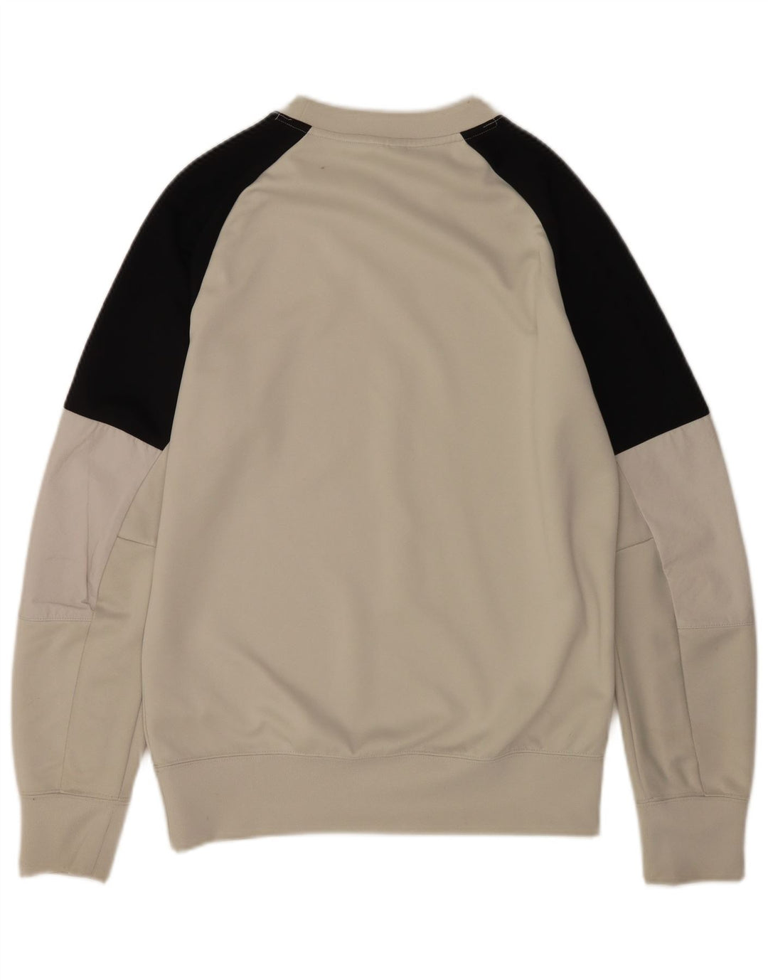 Nike Sweat-shirt graphique pour homme, petit, gris, color block, polyester