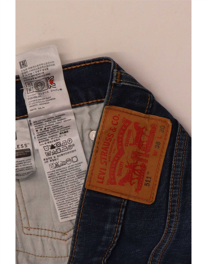 Levi's Jean Slim 511 Homme Bleu W36 L30 Coton