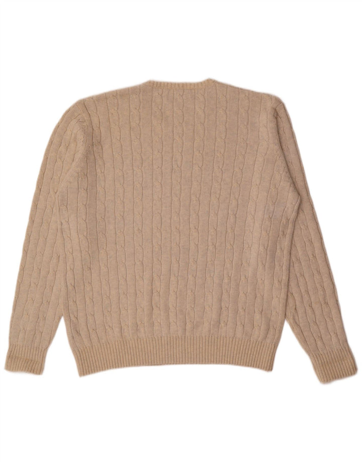 Marks & Spencer Pull col rond pour homme XL Beige