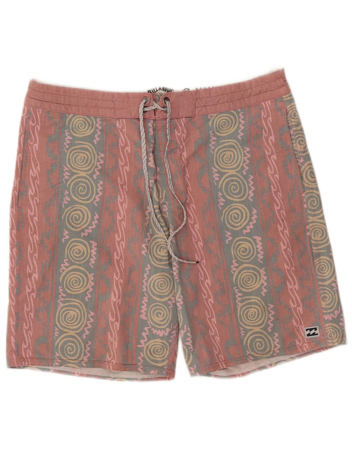 Billabong Short De Bain Homme Rose Moyen Géométrique