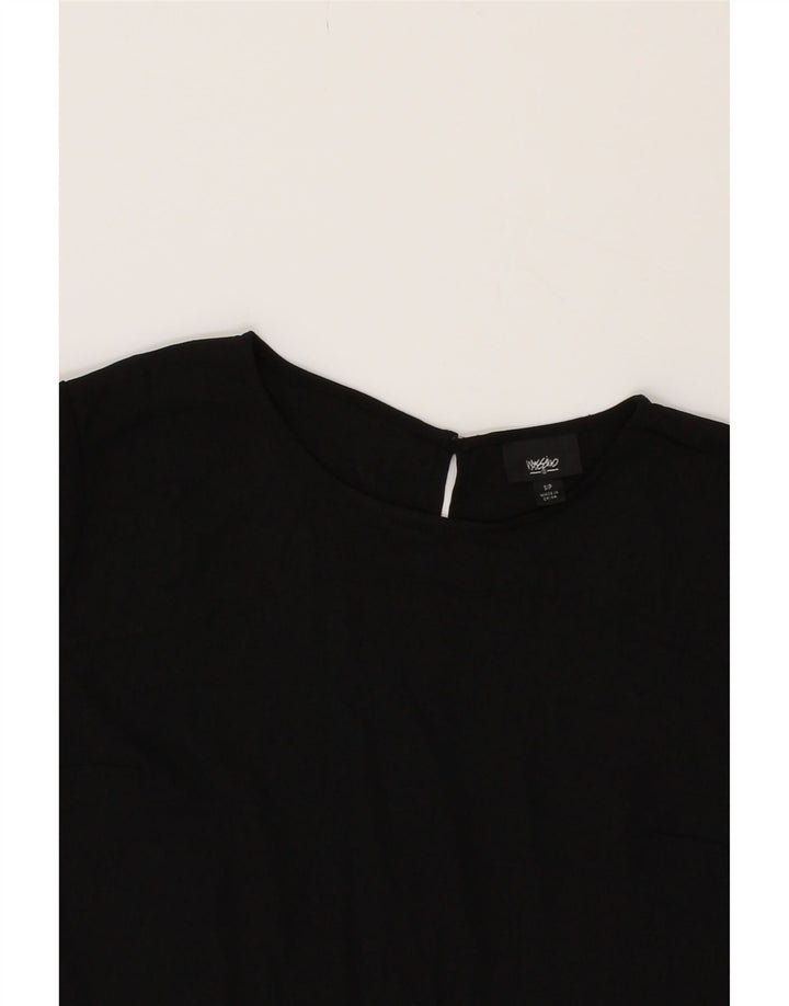 MOSSIMO Womens Loose Fit Drop Waist Dress UK 10 Small Black Polyester Vintage Mossimo and Second-Hand Mossimo from Messina Hembry 