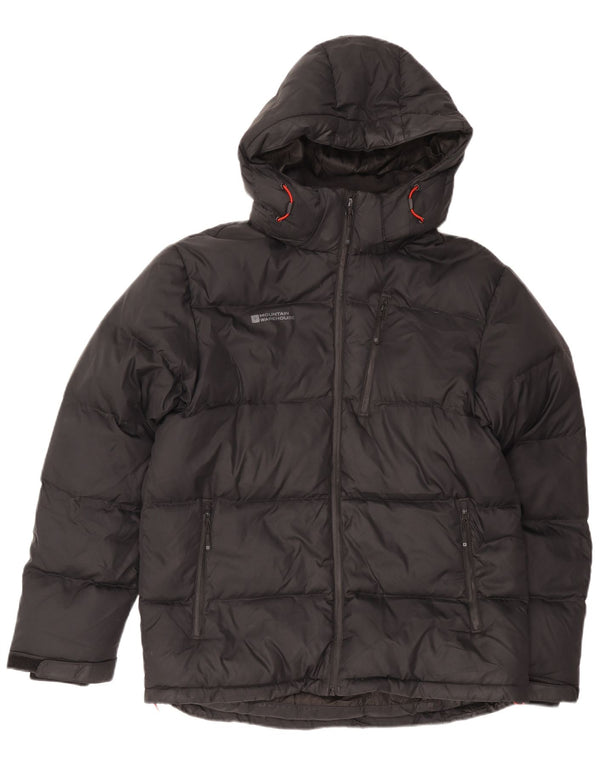 Mountain Warehouse Veste rembourrée à capuche pour homme UK 38 Medium Noir Nylon