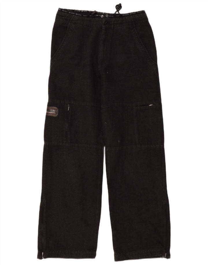Pantalon Cargo Droit Femme Diesel Moyen W30 L30 Gris Coton