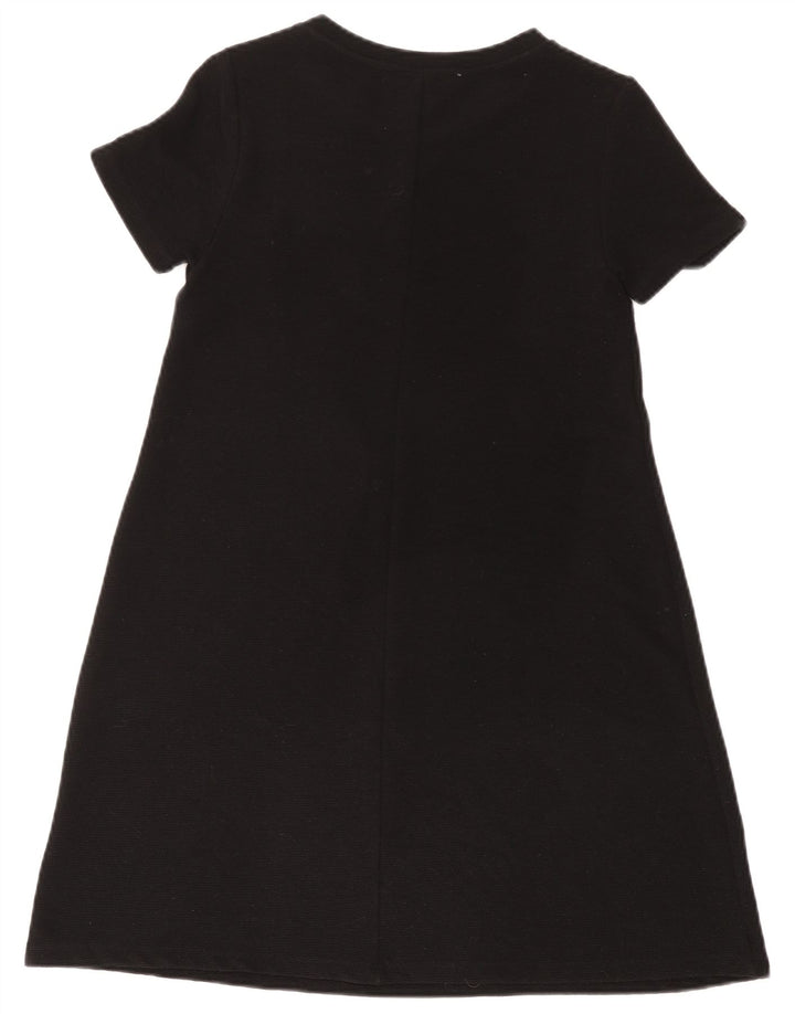 ZARA Robe trapèze pour femme UK 12 Noir moyen