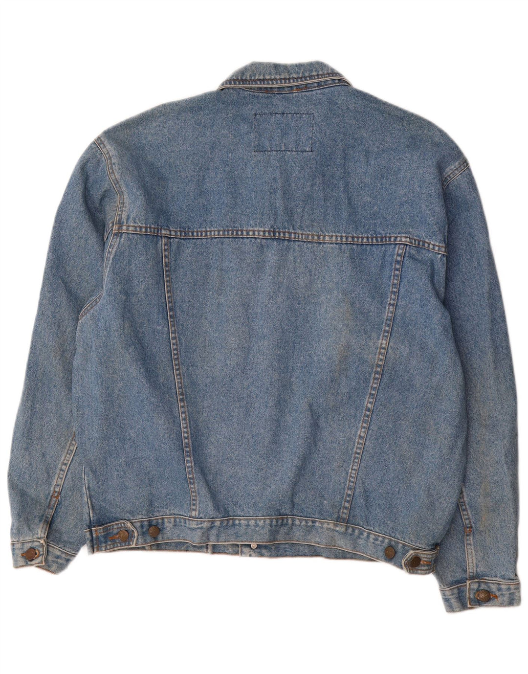 MASH Mens Denim Jacket UK 42 XL Blue