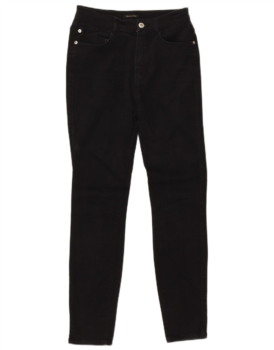 MASSIMO DUTTI Jean skinny pour femme EU 36 XS W26 L28 Noir Coton