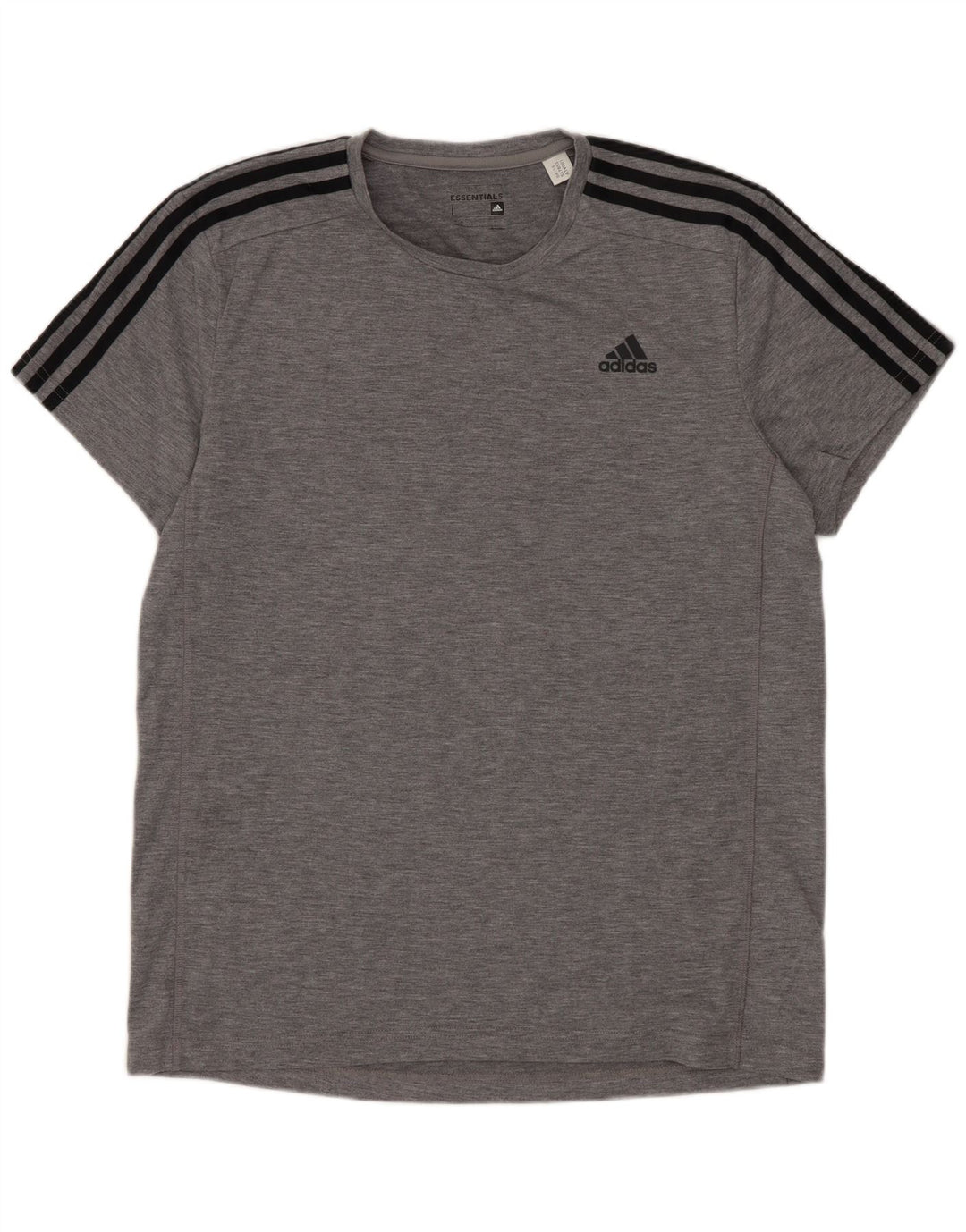 Adidas Hommes Climalite T-Shirt Haut Grand Gris Coton