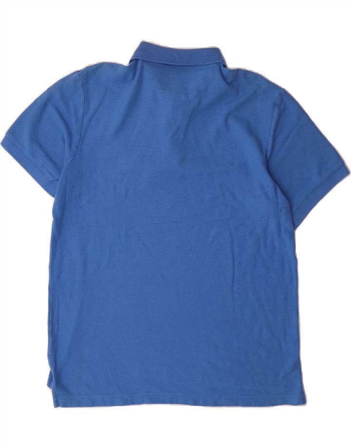 CHAPS Mens Polo Shirt Large Blue Cotton Vintage Chaps and Second-Hand Chaps from Messina Hembry 