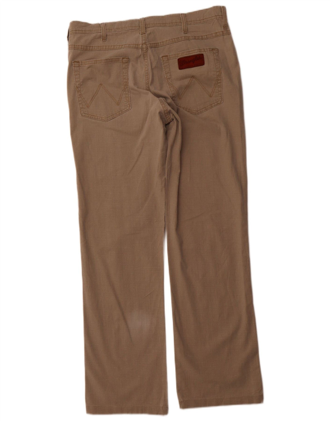WRANGLER Pantalon décontracté droit extensible Arizona pour homme W34 L30 Marron