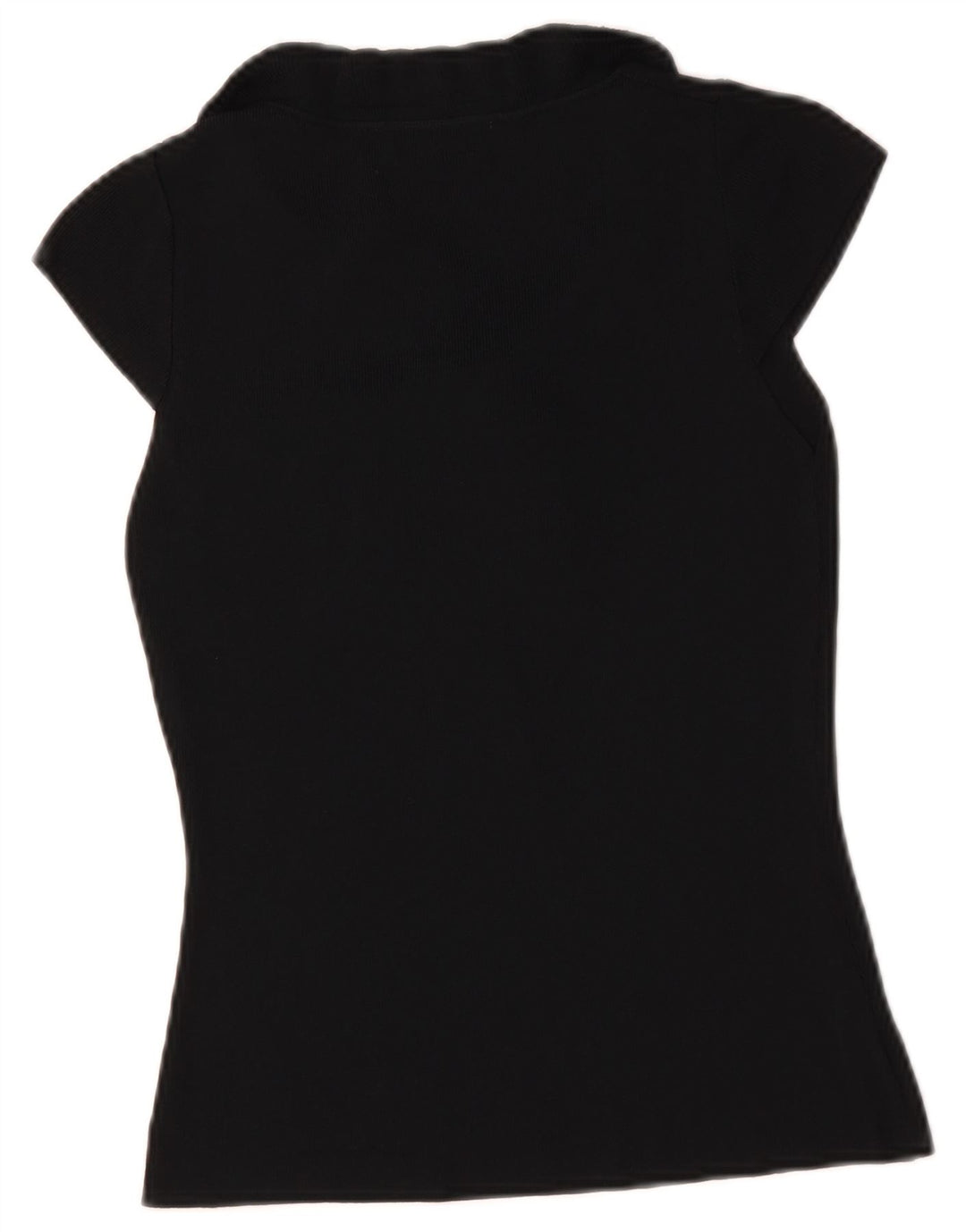 Von Dutch Womens Blouse Top UK 12 Medium Black Microfibres
