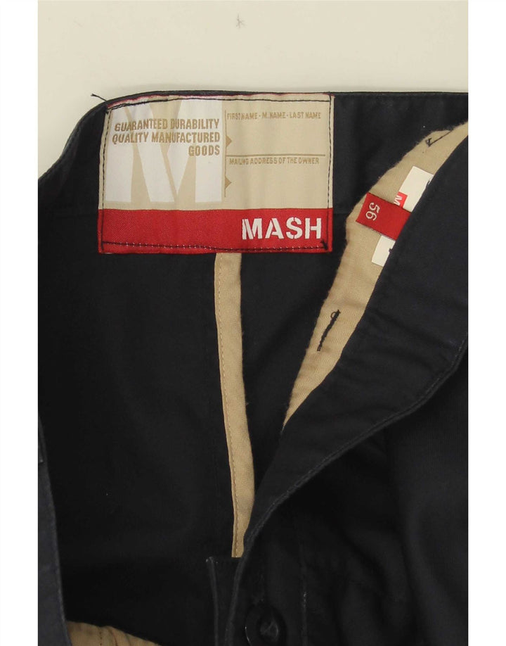 Pantalon Chino Droit pour Homme Mash W38 L30 Bleu Marine
