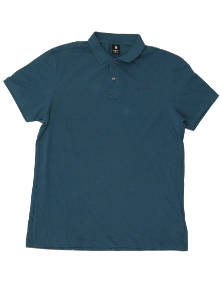 G-Star Polo Homme XL Bleu Coton