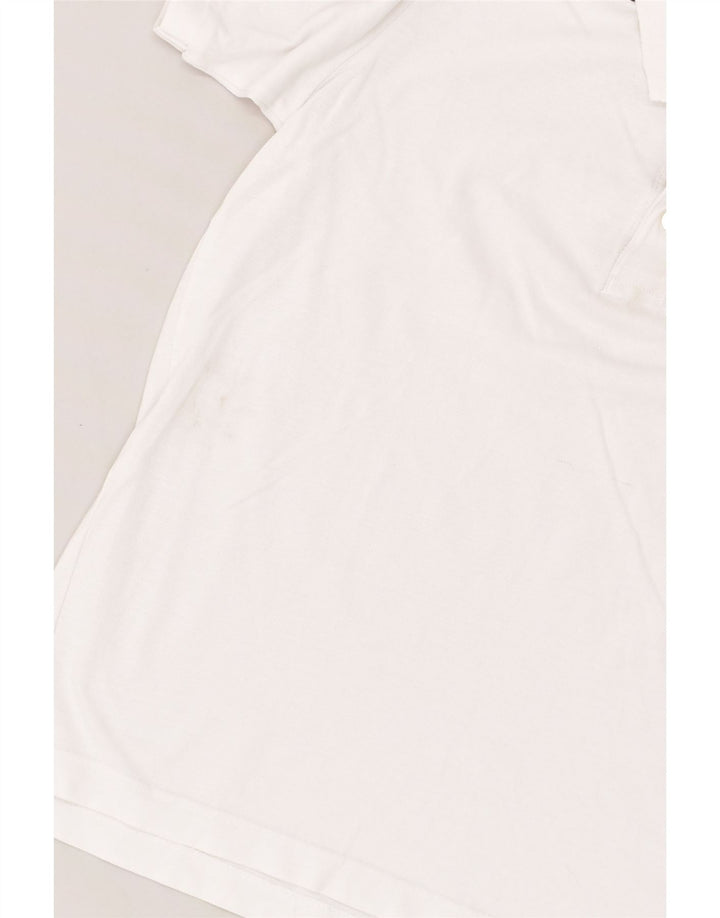 KAPPA Boys Ventimiglia Calcio Polo Shirt 13-14 Years White Cotton | Vintage Kappa | Thrift | Second-Hand Kappa | Used Clothing | Messina Hembry 