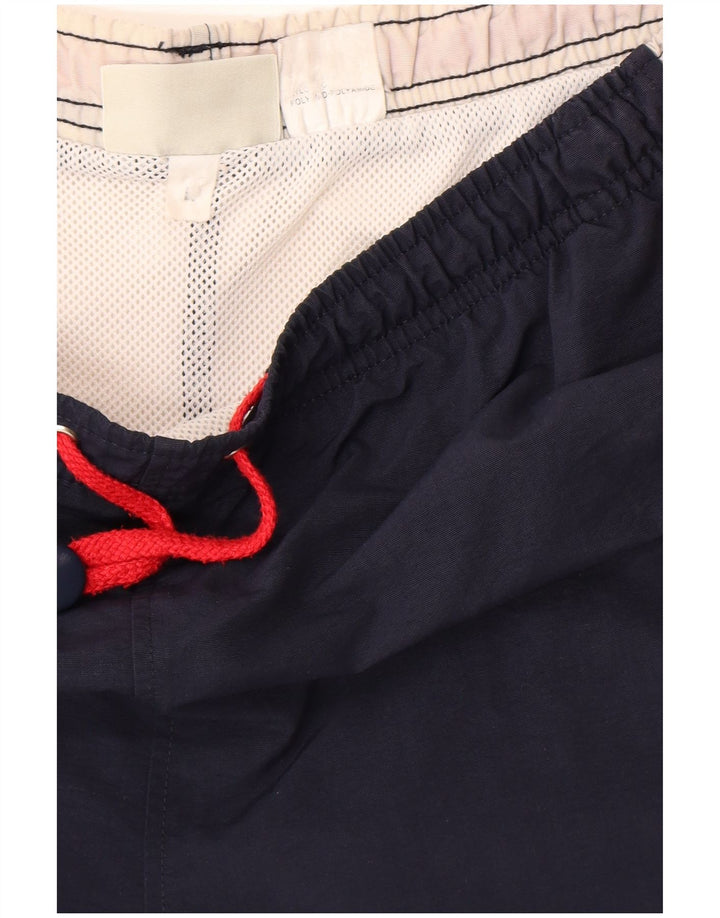 Asics Short de Bain Graphique Homme Bleu Marine Colorblock Polyamide