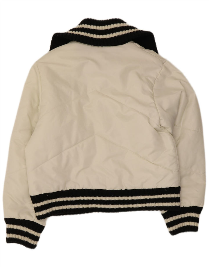 ARIZONA Veste rembourrée pour femme UK 14 Large Off White Colourblock Polyamide