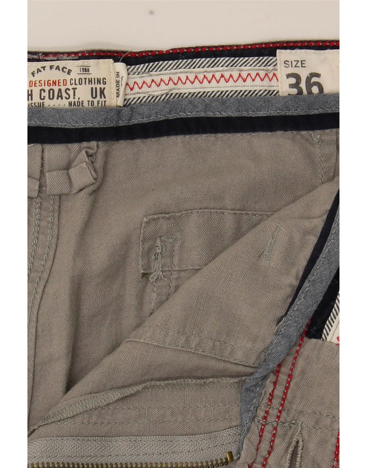 Fat Face Short Chino Homme W36 Grand Lin Gris