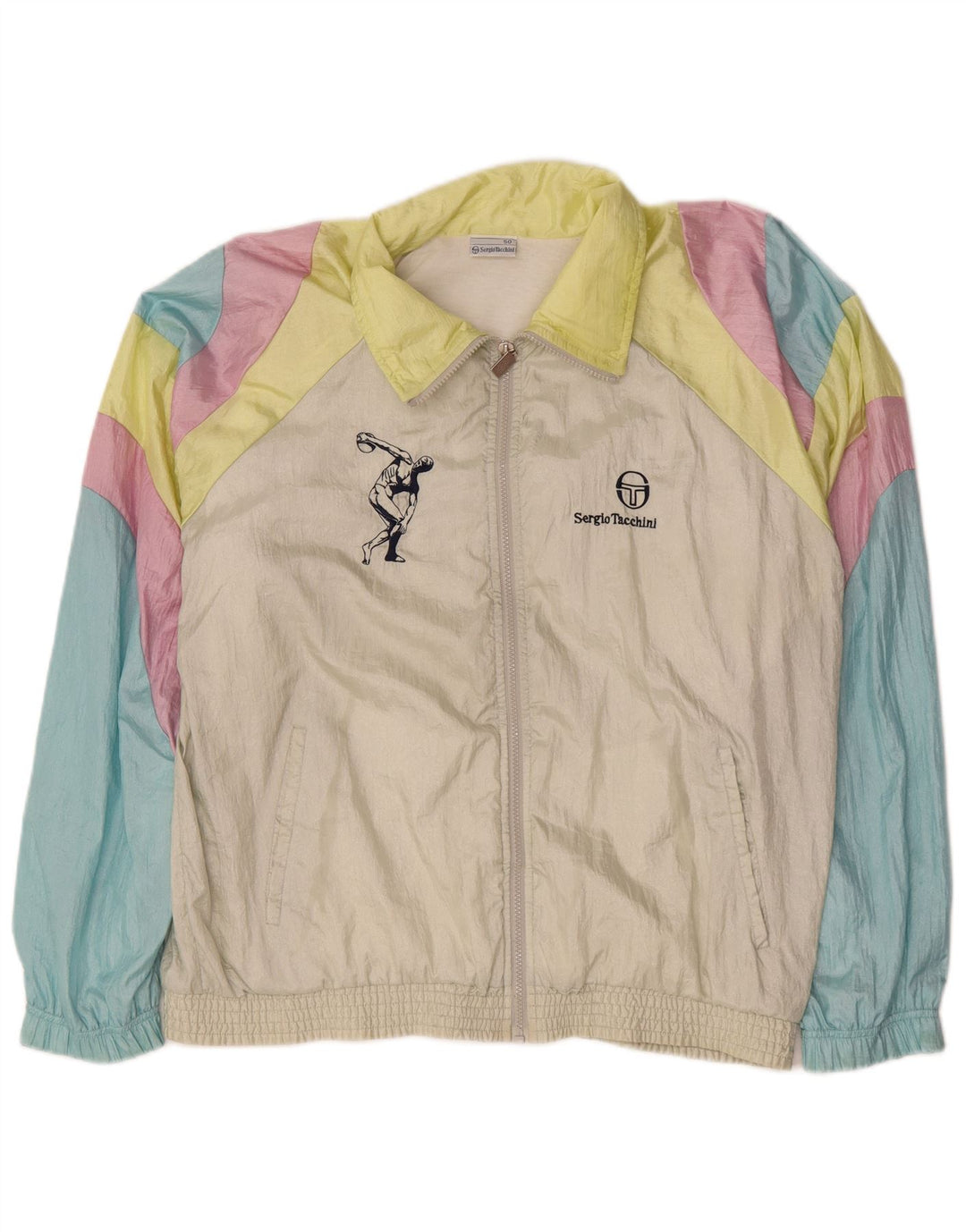 Sergio Tacchini Veste De Survêtement Graphique Homme IT 50 Medium Multicolore