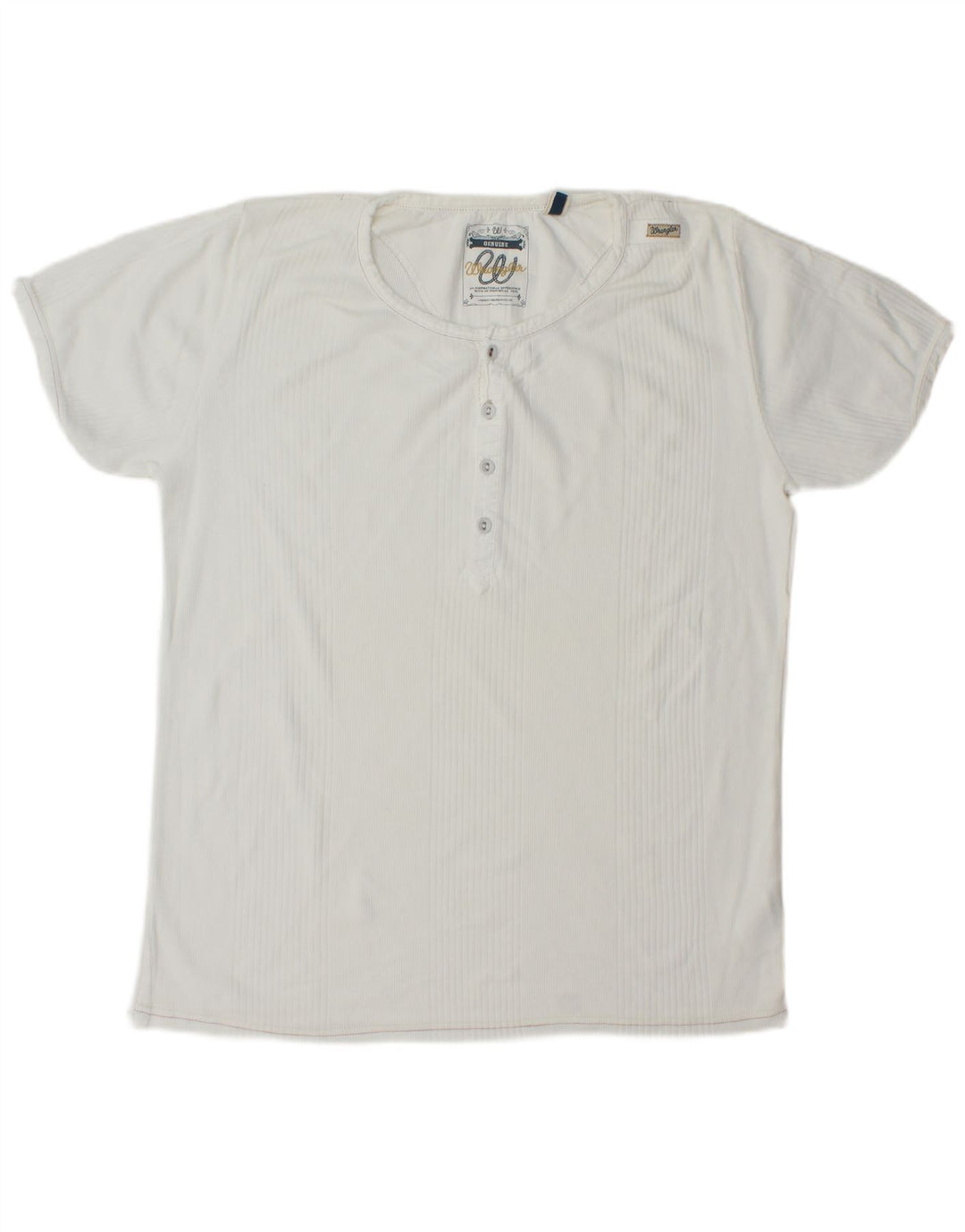 Wrangler T-Shirt Homme Haut 2XL Coton Blanc