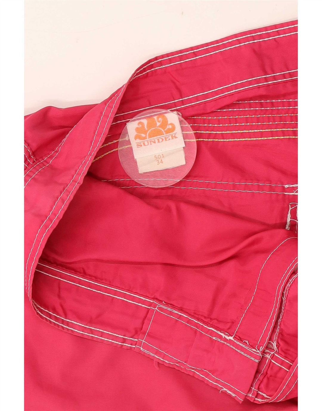 Sundek Short de bain homme grand nylon rose