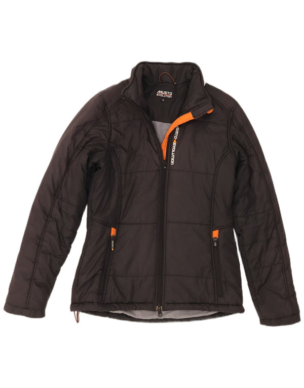 Musto Veste matelassée pour femme UK 10 Small Noir Polyester