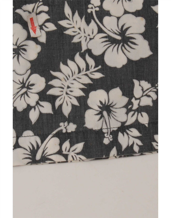 Kappa Chemise à Manches Courtes Homme Grand Gris Floral Polyester