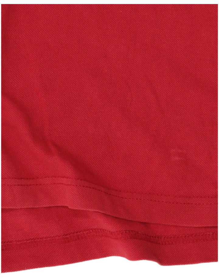 SCHOTT Polo Homme Grand Rouge Coton