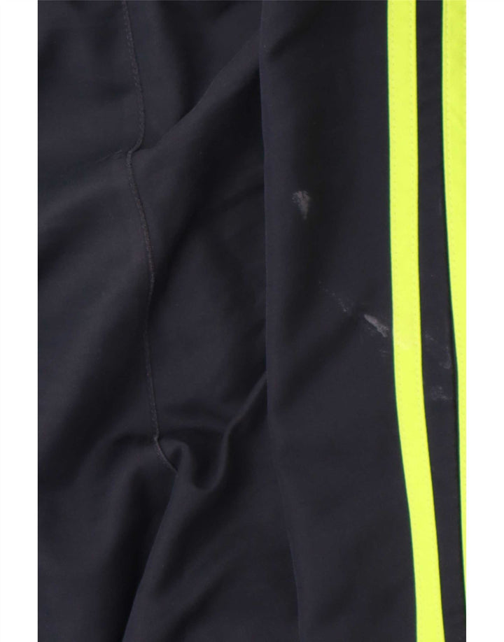 Adidas Pantalon de survêtement graphique pour homme Large Bleu marine Polyester