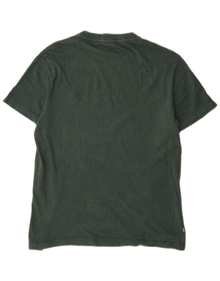 Superdry T-Shirt Homme Vert Moyen Coton