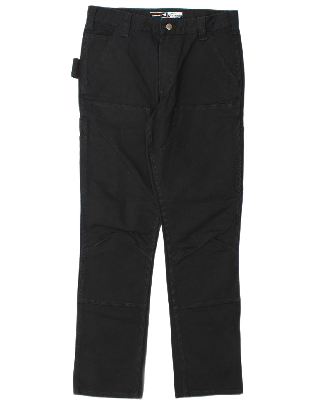 CARHARTT Pantalon Cargo Droit Homme W32 L32 Noir Coton