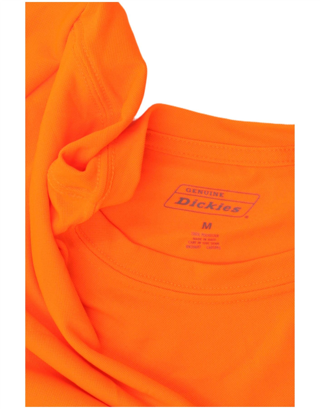 DICKIES T-Shirt Homme Orange Moyen Polyester