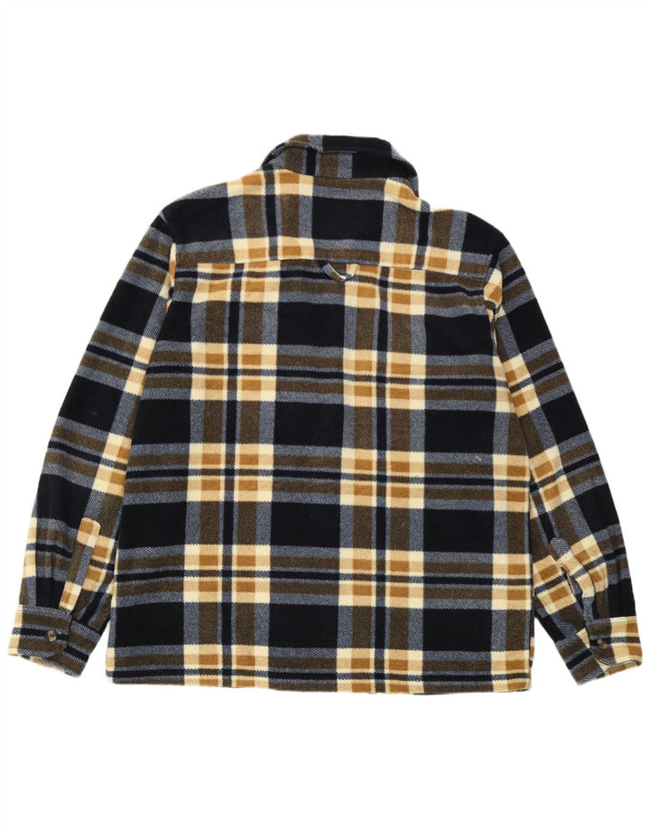 Auckland Chemise polaire homme XL bleu marine à carreaux