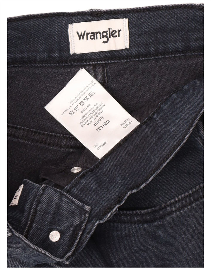 WRANGLER Jean Slim River Homme W29 L29 Bleu Marine Coton