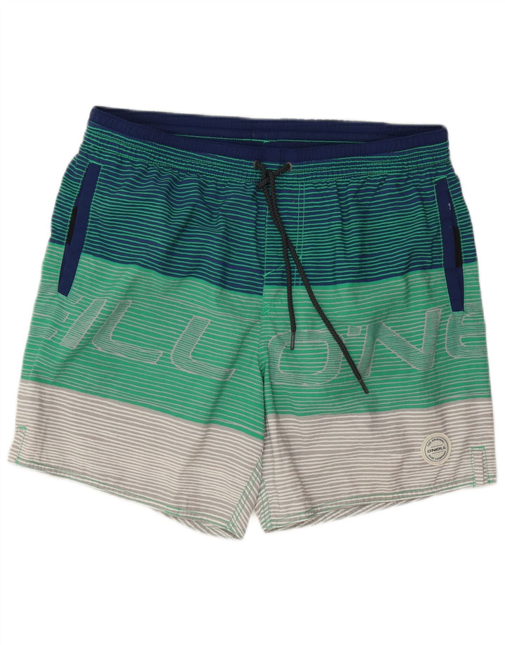 O'Neill Short de bain graphique pour homme en polyester à rayures multicolores
