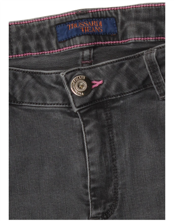 Trussardi Femme Jean Skinny W28 L32 Gris Coton