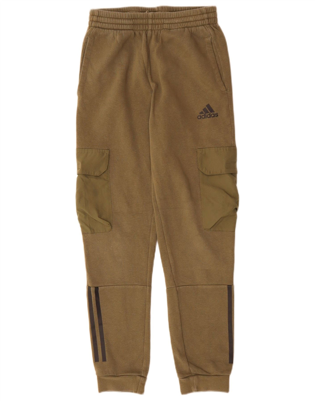 ADIDAS Pantalon de Survêtement Cargo Garçon Joggers 11-12 ans Kaki Coton